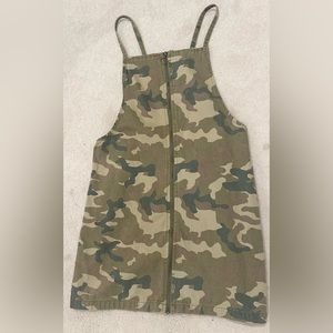 91 Cotton On Camo Zip Dress Size 4
